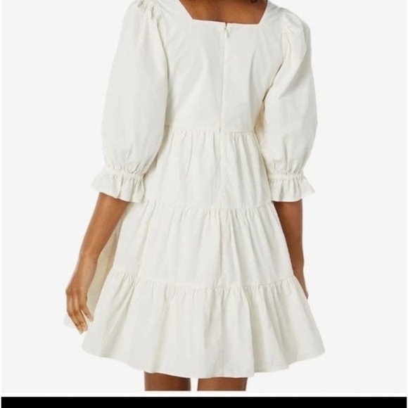 NWT‎ Madewell Poplin Lizzie Tiered Babydoll Dress Size 10 - Picture 2 of 5